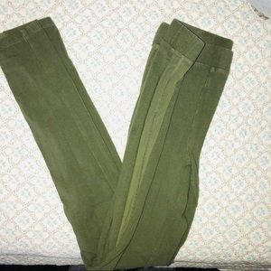 F21 leggings with mesh on sides